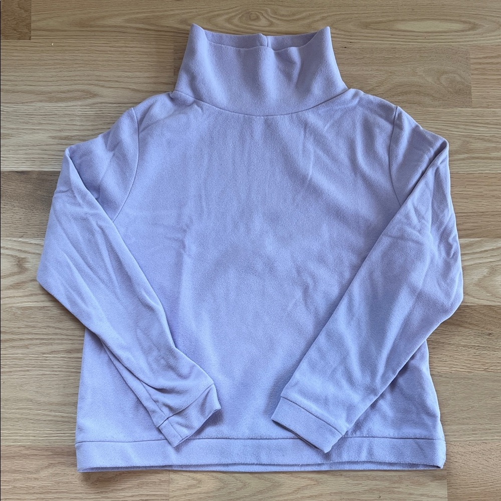Dudley Stephens Light Purple Turtleneck Sweater